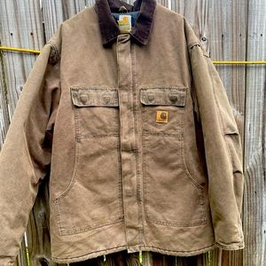 Mens Carhartt size XL FULL SWING RELAXED FIT WASHED DUCK INSULATED COAT